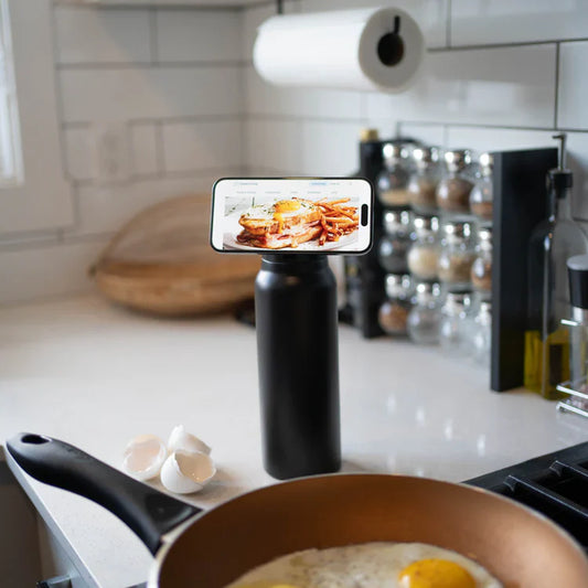 Water Bottle With Magnetic Phone Holder (Buy 1 Get 1 Free)