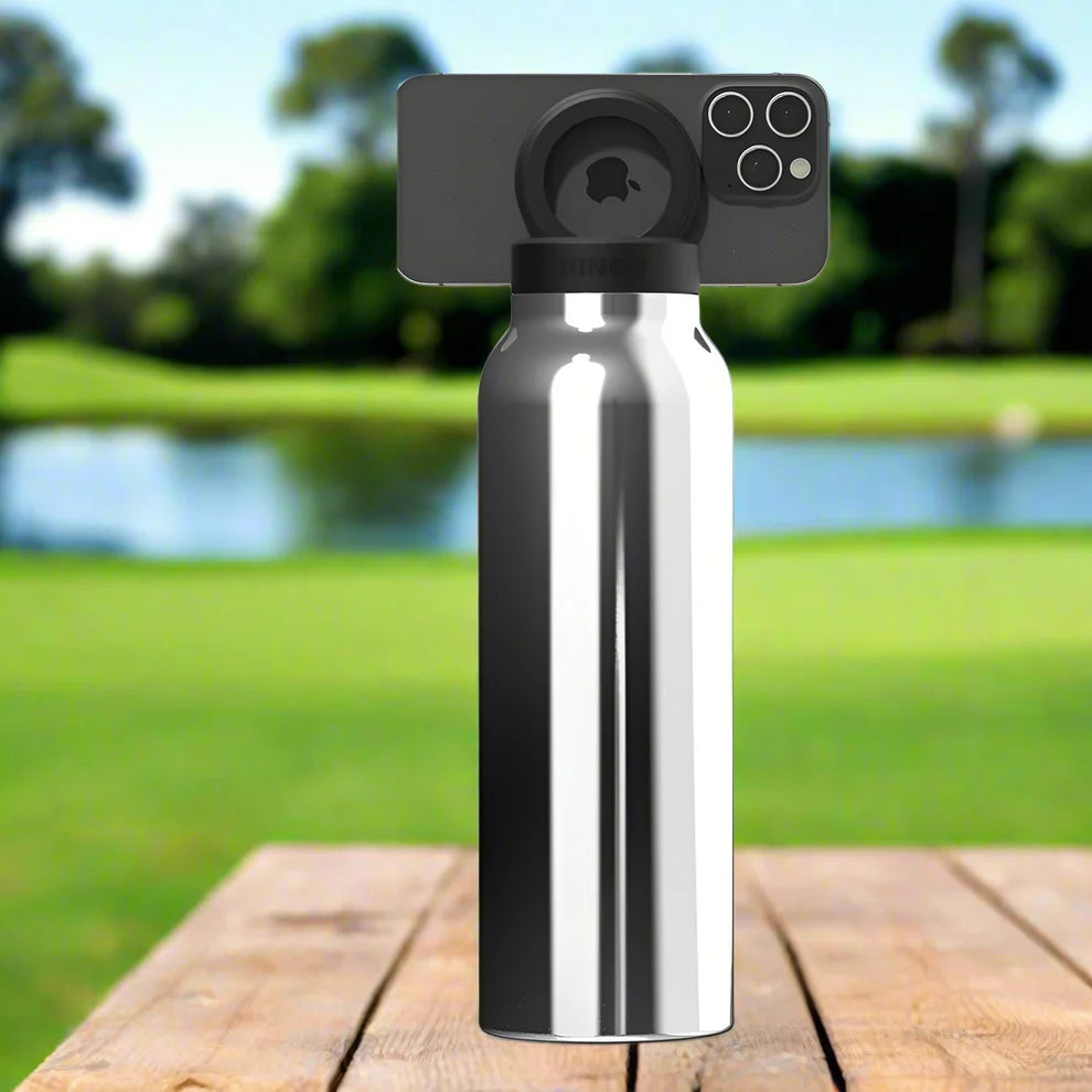 Water Bottle With Magnetic Phone Holder (Buy 1 Get 1 Free)